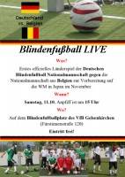 Deutschland gegen Belgien - LIVE in Gelsenkirchen am 11.10.14 um 15.00 Uhr!