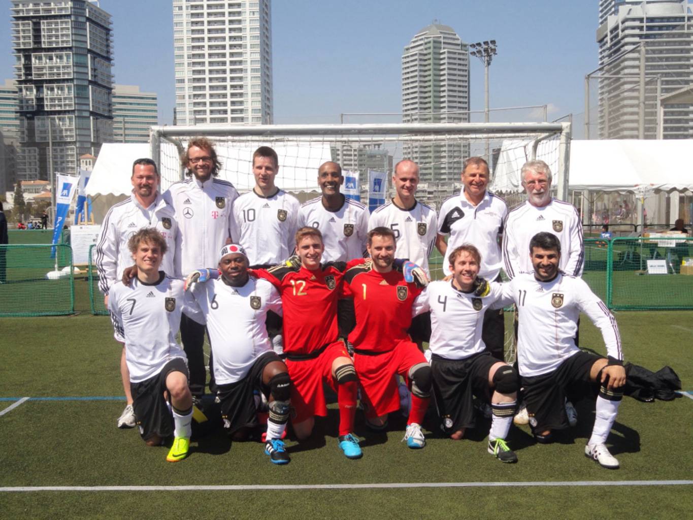 Gruppenfoto der Nationalmannschaft in Tokio