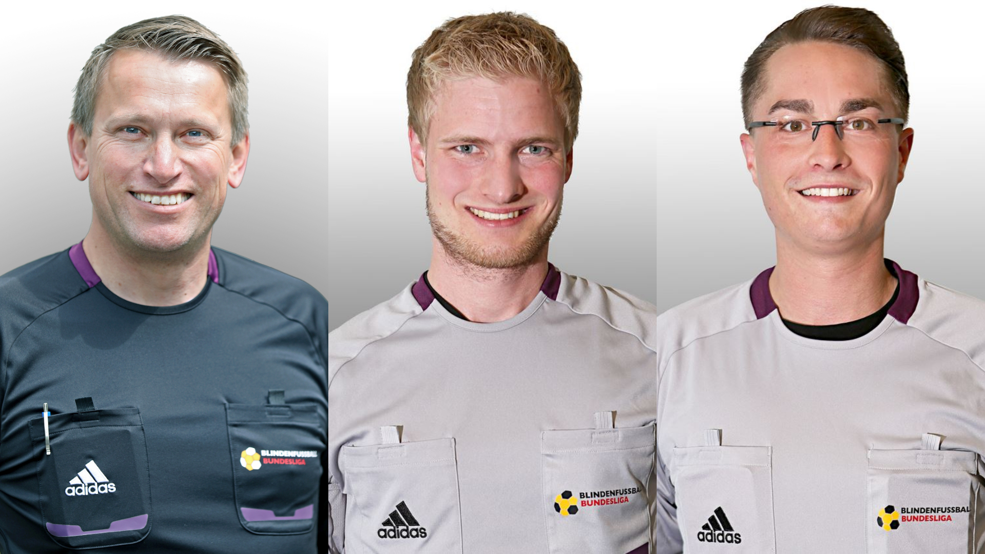 Das Schiedsrichter-Trio Niels Haupt, Dustin Vennemann und Patrick Sapountzoglu werden kontinentale Wettkämpfe pfeifen. Rechte: DFB-Stiftung Sepp-Herberger/Kobow