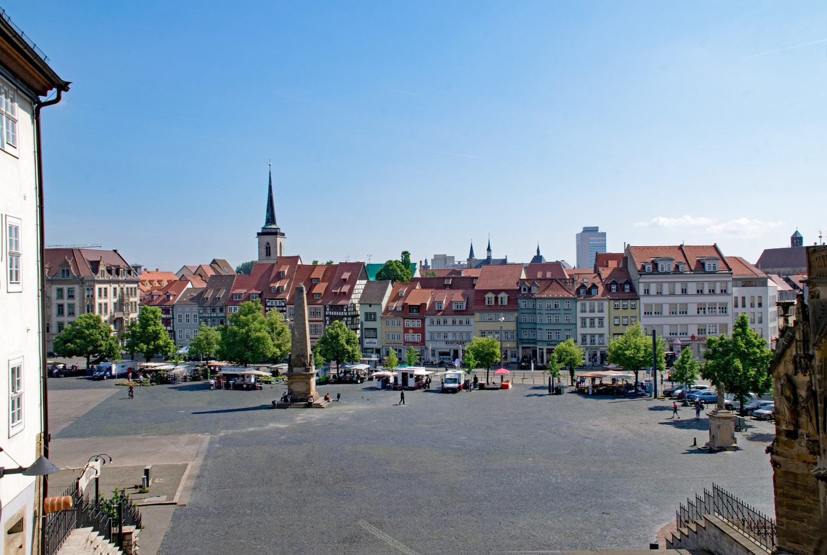 Auf dem Erfurter Domplatz wird der Deutsche Meister 2020 im Blindenfußball ermittelt. Fotorechte: lapping